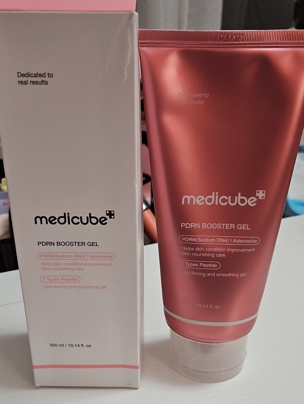 Medicube PDRN Booster Gel - Pink Skin Nourishing Gel. Brand New In Box 300ml
